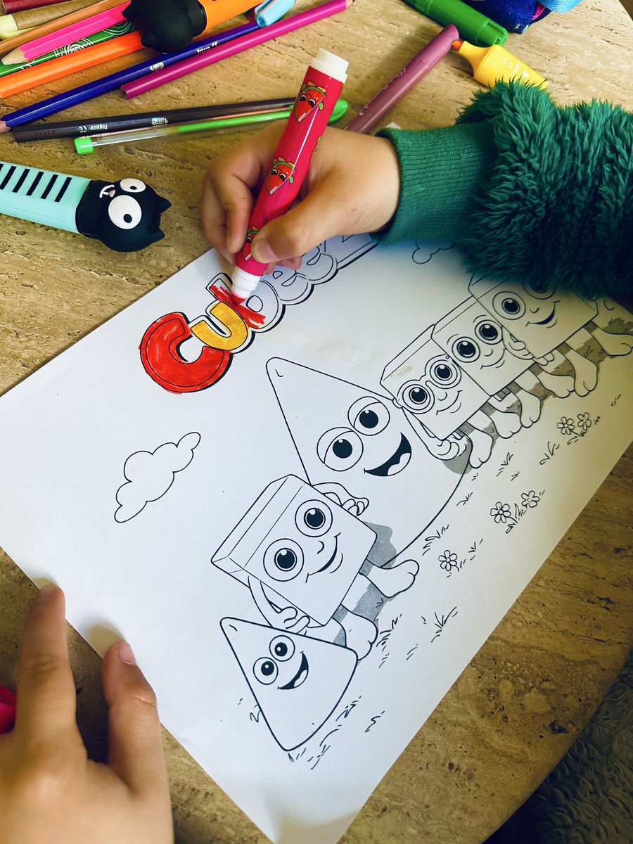 TheCubeez's tweet photo. Time to get colouring! #cubeez #fanart #Colouringpage #loscubitos #kids #fun #colouring https://t.co/RRZMhm1PBx