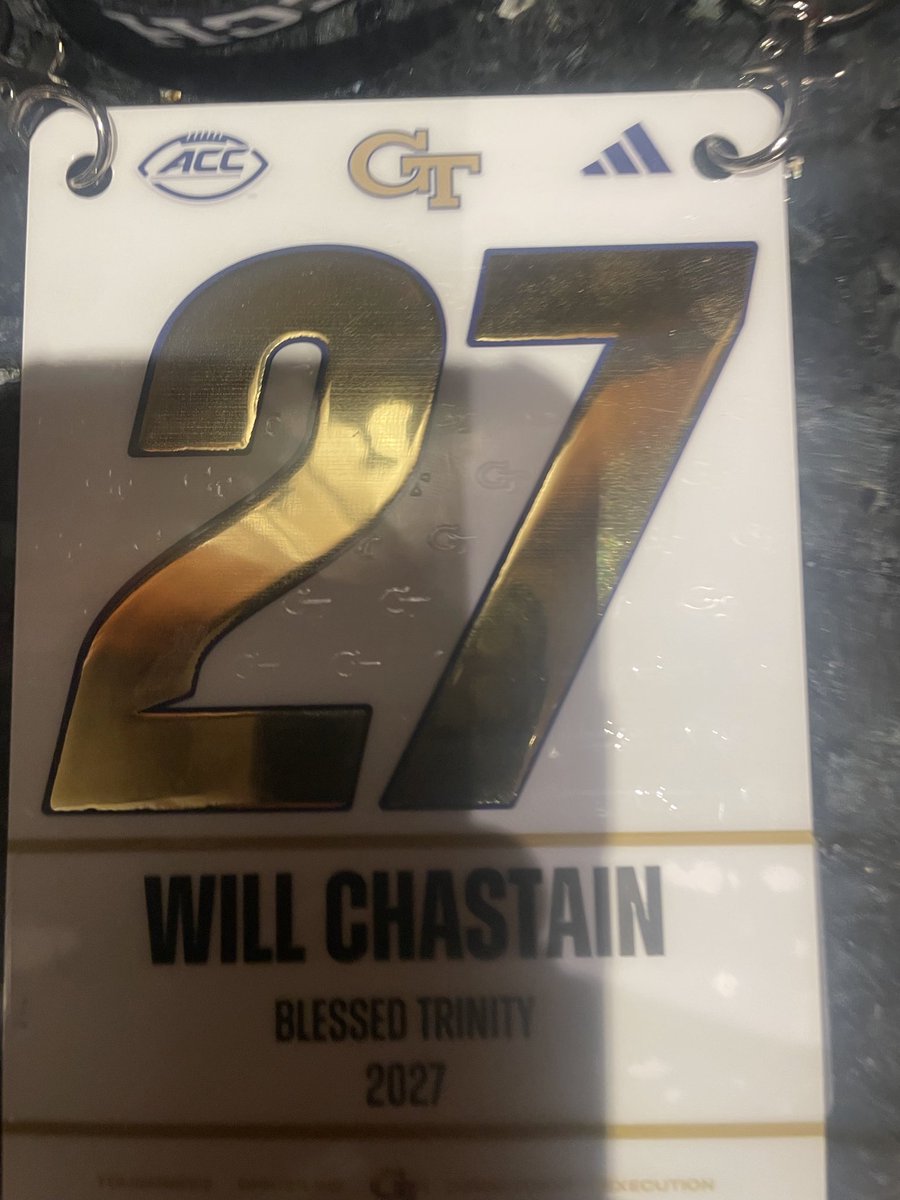 willchastain3's tweet photo. Loved my unofficial visit to Georgia Tech earlier this week! @J_Boras @CoachEdDudley63 @BTProspects @vsunseri3 https://t.co/pEO5wp4Oqy