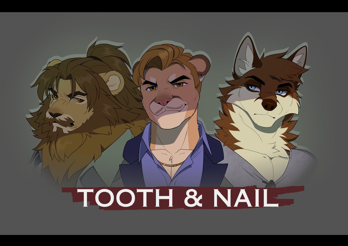 WesleyConnor6's tweet image. Commission arts by @Mikrira 

Tooth &amp;amp; Nail is a crime action furry story I'm working on focusing on the three main characters in the mercenary business during an arms trade in criminal underworlds and secret wars.

#toothandnail #mercenaries #crime #furrycomic