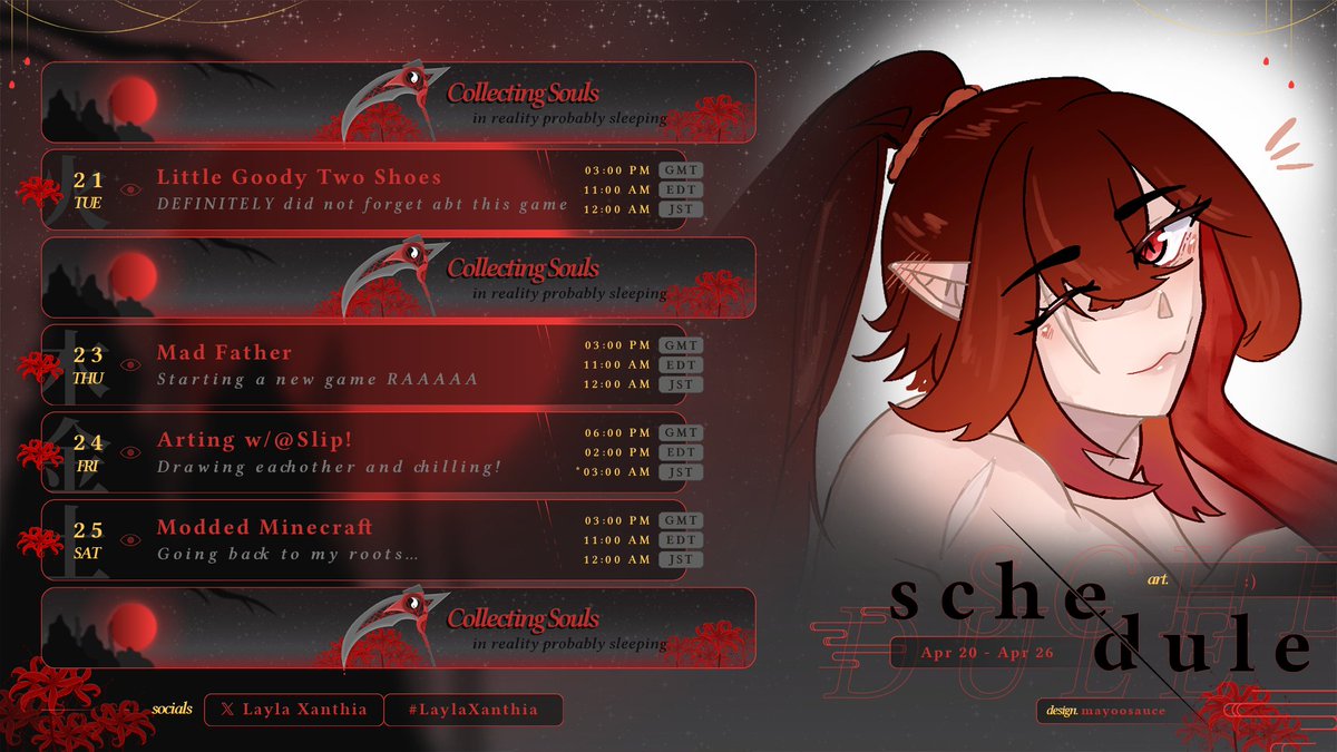 Layla Xanthia ⚰️🩸 Vtuber tweet media