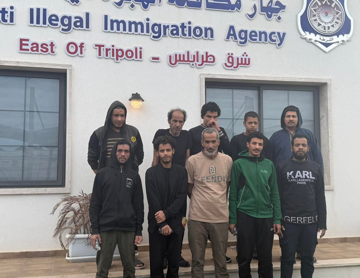 rgowans's tweet image. #Libya 16.04.26 - DCIM repatriated from East Tripoli Immigration Detention Center 10 Egyptian #migrants via Mitiga International Airport in Tripoli. All cases of judicial deportation orders. #migrantcrisis #DontTakeToTheSea #seenotrettung #Frontex