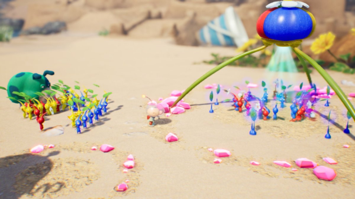 rhythm12's tweet image. オリマー旅行記も終盤！
けっこう忙しかったけど楽しかったなー

#ピクミン4
#PIKMIN4
#NintendoSwitch