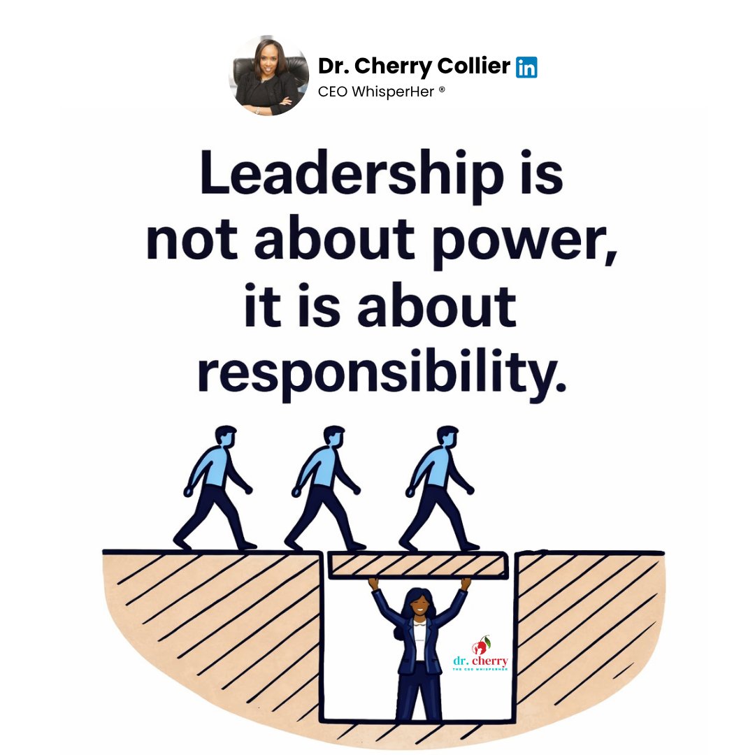 drcherryc's tweet image. Leadership Is Responsibility
Leadership isn’t about control, it’s about carrying others forward. Real leaders show up when it’s heavy.
#UnsinkableMindset #LeadWithPurpose #ResponsibilityFirst