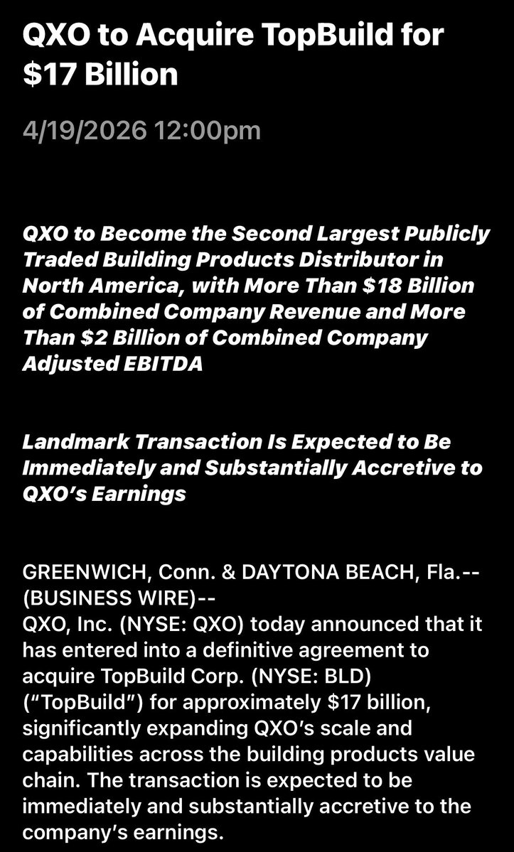 HiddenPivots's tweet image. $QXO