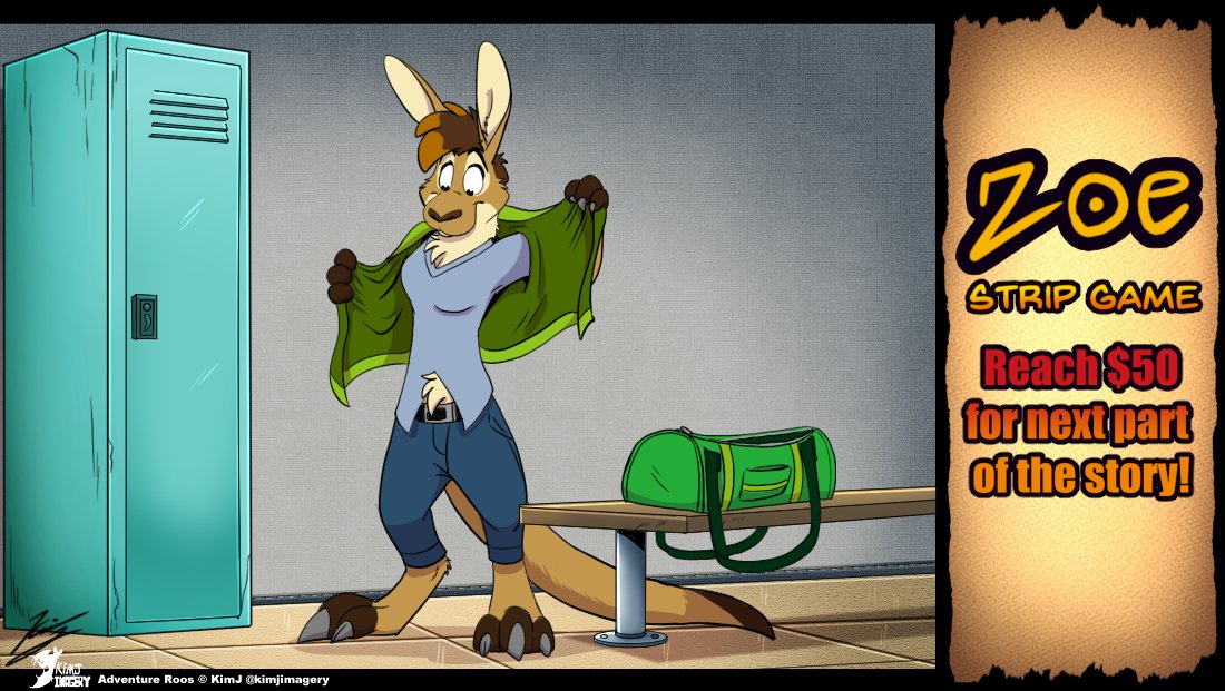 KimJImagery's tweet image. Off with the jacket! 🧥
If you like to play this new game, please leave a tip saying that it's for "Zoe game".      
Have fun!   

Kofi: ko-fi.com/kimjimagery 
#stripgame #comic