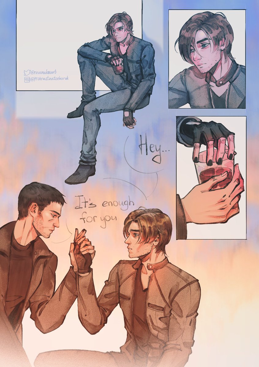 sometimes to find a way out you only need one single sparkle
vendetta chreon my beloved 😭

#residentevil #chreon #leonkennedy #chrisredfield #rebhfun #vendetta