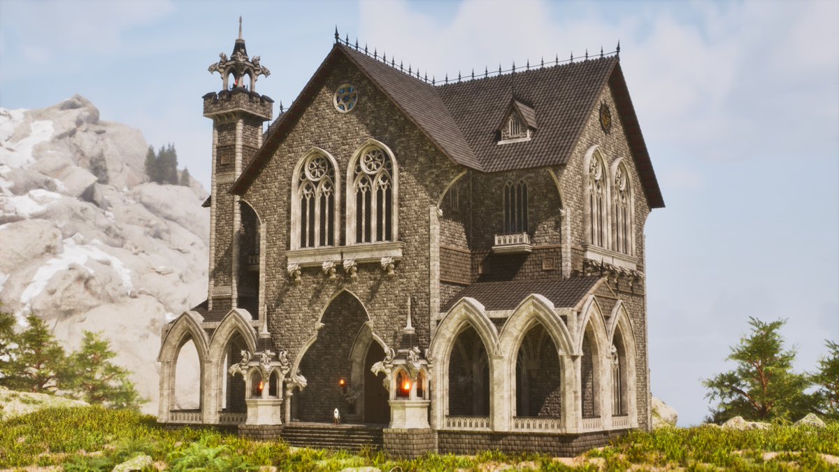 Etholdir's tweet photo. I Built this Gothic Mansion in #ARKSurvivalAscended using the Gothic Craft Structure Skins.

Build Tutorial: https://t.co/mCppYEicpc

#ARK #ASA #playARK #ARKphotomode #ARKfanart
@survivetheark https://t.co/jHpeIgMMpz
