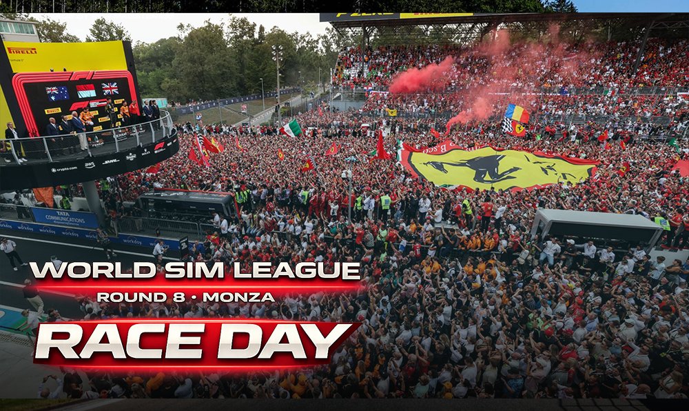 WSL_F1's tweet image. RACE DAY IN MONZA TODAY!! #F125 #F1League #SimRacing #Crossplay #FindALeague #CleanRacing #F1Esports