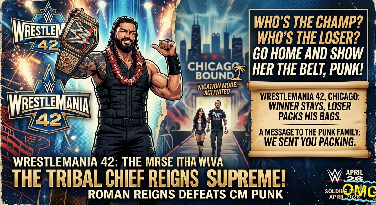 SharmaJari29365's tweet image. Message For #everyone 
@WWERomanReigns @CMPunk @TheAJMendez