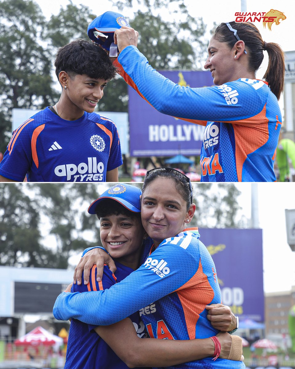 Giant_Cricket's tweet image. Anushka Sharma gets the 🧢 and she will make her T20I debut 🤩

Go well, Anushka 💙🙌🏼

#GujaratGiants #BringItOn #Adani #SAWvINDW