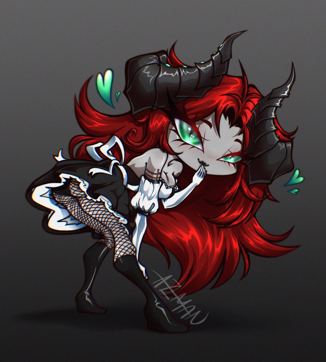 BeelzebubBxtch's tweet photo. Maid of Mischief! Serving You More Than Just Looks! ~🖤❤️

🎨: @/azman_who 
(VGen link below! 🔥)
#VTuber #VGenCommission #BeelzInked https://t.co/tIgrZOjBDa