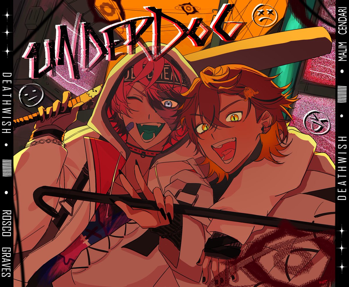 kyotempu's tweet photo. ⚠️UNDERDOG!!❤️‍🔥🩷 #Cendart #BobRosco #deathwish https://t.co/fUtYmyMRHO