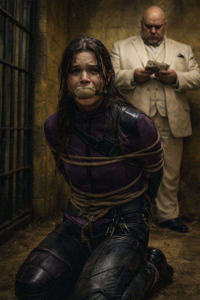 heroineperil66's tweet image. A briefcase. A nod. A transfer of ownership. 🏆 Fisk turned away first. He was already done with her. Full video on Patreon.

patreon.com/posts/kate-bis…

#KateBishop #Hawkeye #Marvel #WilsonFisk #Kingpin #Ryona #Capture #Helpless