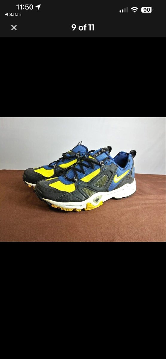 Asw703's tweet photo. @Nike @nike @nikestore Please bring these sneakers back!!! “Nike Terra Albis 2” and the whole collections will sell great. These shoes and a different colorways were Awesome!. I need those low orange/ navy blue and the yellow/ blue. These would all definitely sell out fast… https://t.co/MSciRBSkYg