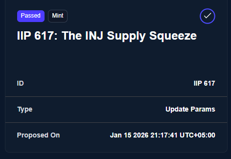 $INJ supply squeeze proposal (passed in January) was actually a big move

 It basically pushed the token into a much stronger deflationary phase

So what changed? 

> Inflation was reduced from 8.8% to 4.4%, which means a lot less new INJ is being created now

> The overall