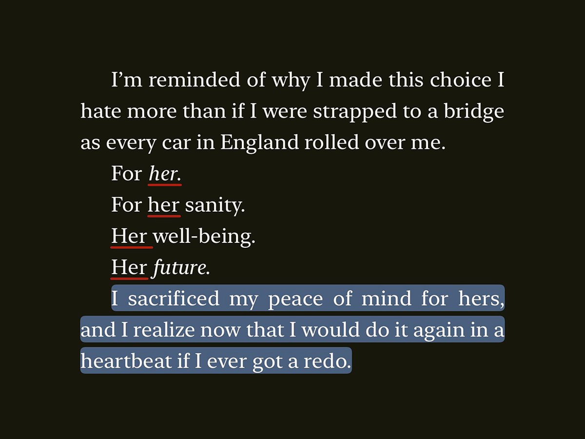 I can say without a doubt that Eli is the MOST selfless mmc in the entire rinaverse, and his love for Ava is the most selfless and purest kind of love 🥺
