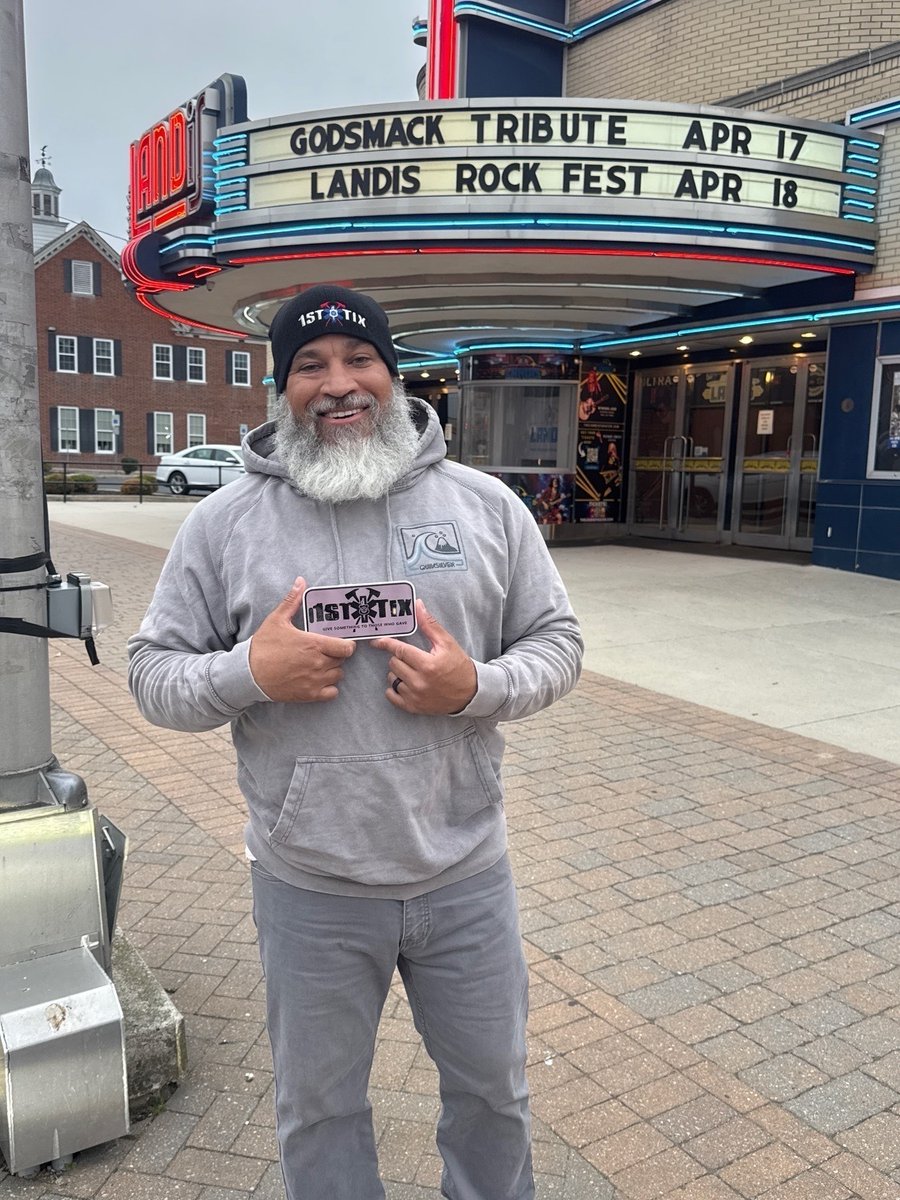 1stTix's tweet image. Landis Rock Fest 2026, donated by: The Landis Theater.
Thank you, Landis Theater, for making this night possible with your generous ticket donation.
Irving, #LEO Active #FirstResponder #Memorymaker
