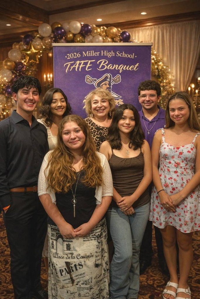 MM_BucNation's tweet photo. The future of education looks bright knowing these Bucs will be in the classroom one day soon! 💡📚Congratulations to Mrs. Balboa &amp; our Texas Association of Future Educators students who celebrated their efforts at their end of year banquet. We are very proud of you! https://t.co/aKPvxYcZ8F