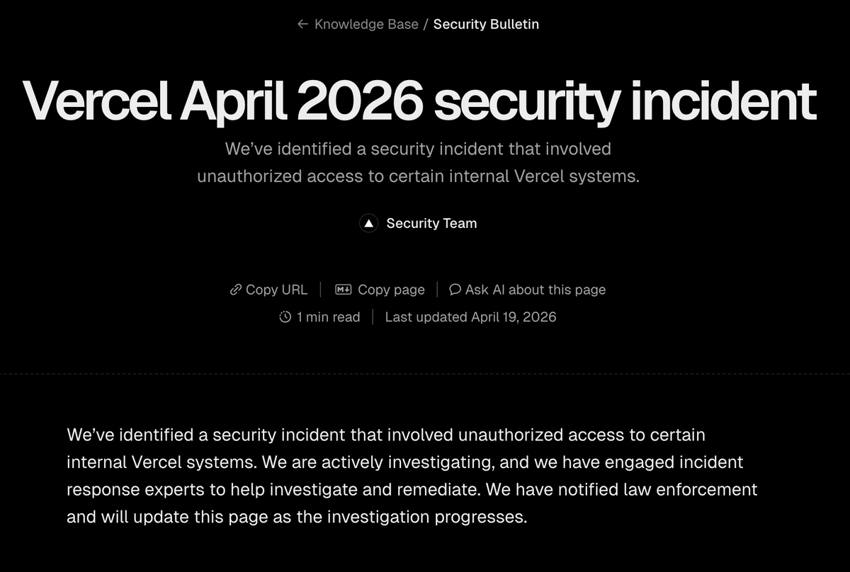 #Vercel Security Breach.

vercel.com/kb/bulletin/ve…