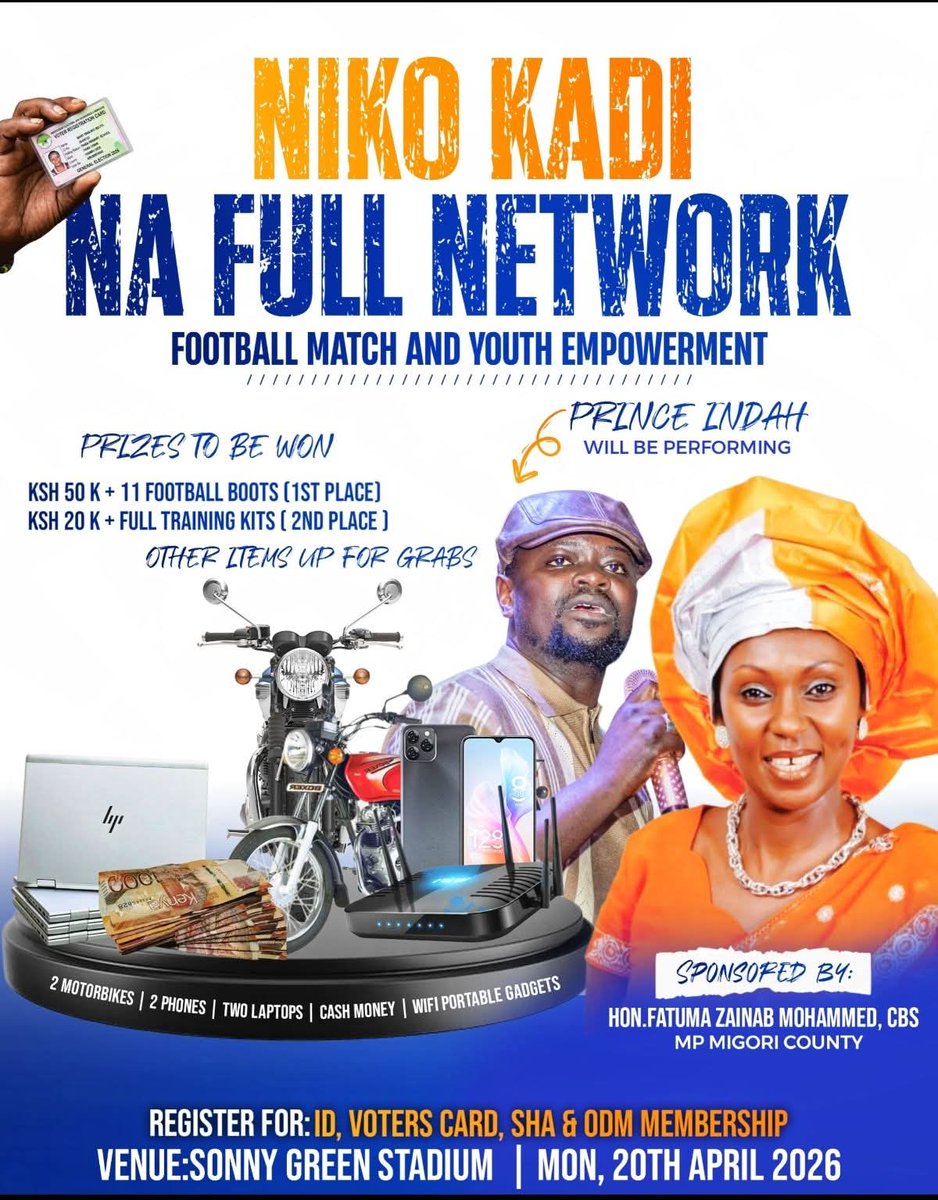 Hon. Fatuma Full Network, CBS tweet media