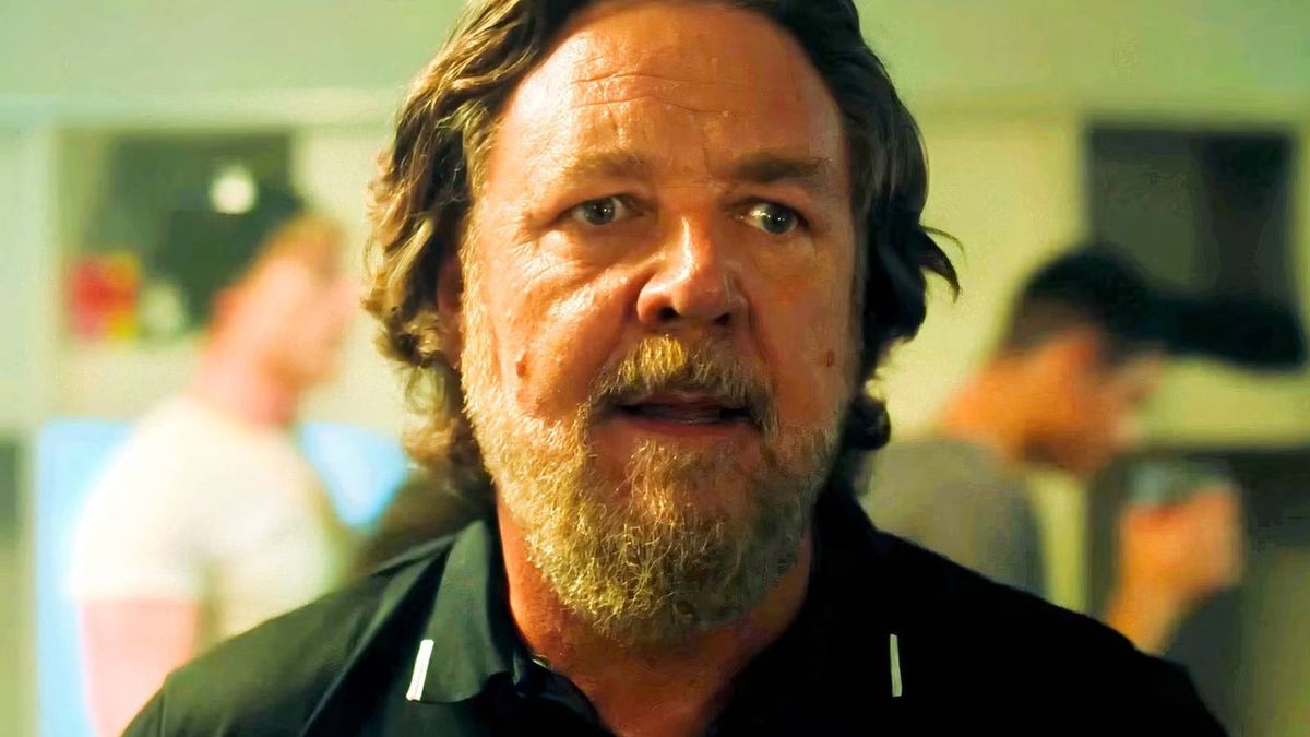 screenrant's tweet image. #RussellCrowe's new sports movie, #Beast,  currently has a solid 85% score on Rotten Tomatoes, meaning his last three movies have received "fresh" designations. 🍅

Read More: bit.ly/48Qumy3
