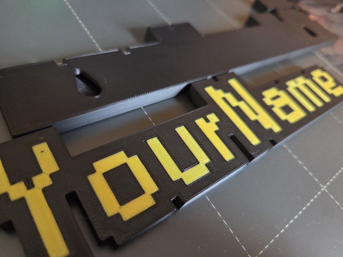 SlothsPrintShop's tweet image. Working on Customizable OSRS Nameplates. What do you guys think?

#OSRS #3DPrinting #Custom