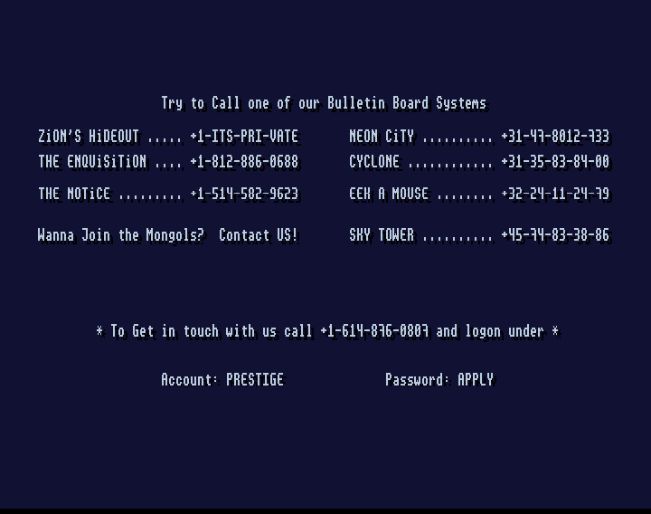 CracktroBot's tweet image. Fruitbank (1989) - Crack: Genesis Project + Fire Eagle - #Commodore64
Rally Championships (1994) - Crack: Prestige (PSG) - #Amiga
RAH 66 Comanche Flight Simulator (1994) - Crack: Hellfire (HF) - #Amiga
Fantasy World Dizzy (1991) - Crack: Skid Row (SKR) - #Amiga