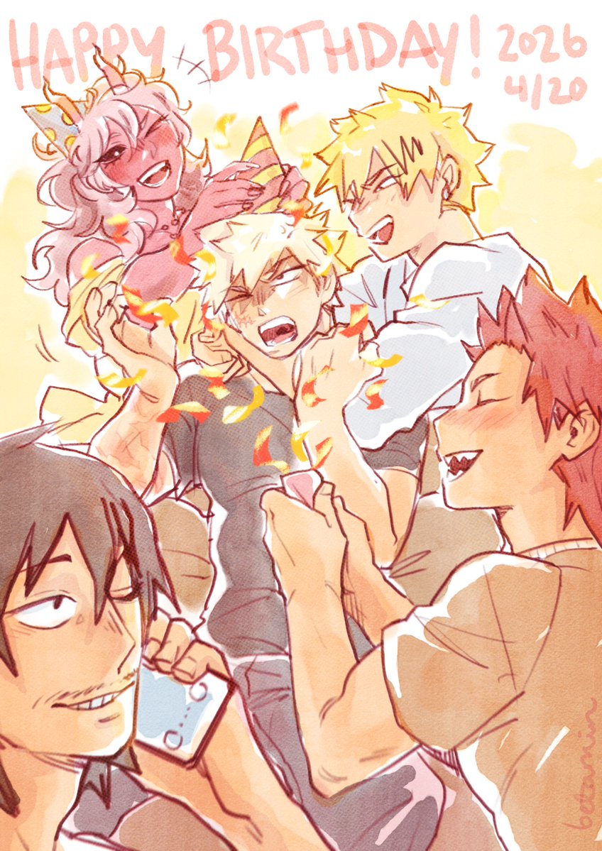 HBD💥🎉🎂 
#爆豪勝己生誕祭2026
#爆豪勝己誕生祭2026