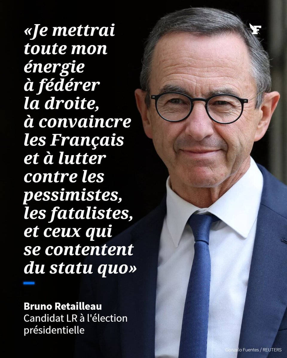 Le_Figaro's tweet photo. Largement élu par les adhérents, Bruno Retailleau est le candidat officiel des Républicains.→https://t.co/iF790YCd9M https://t.co/8sZx87KNEC