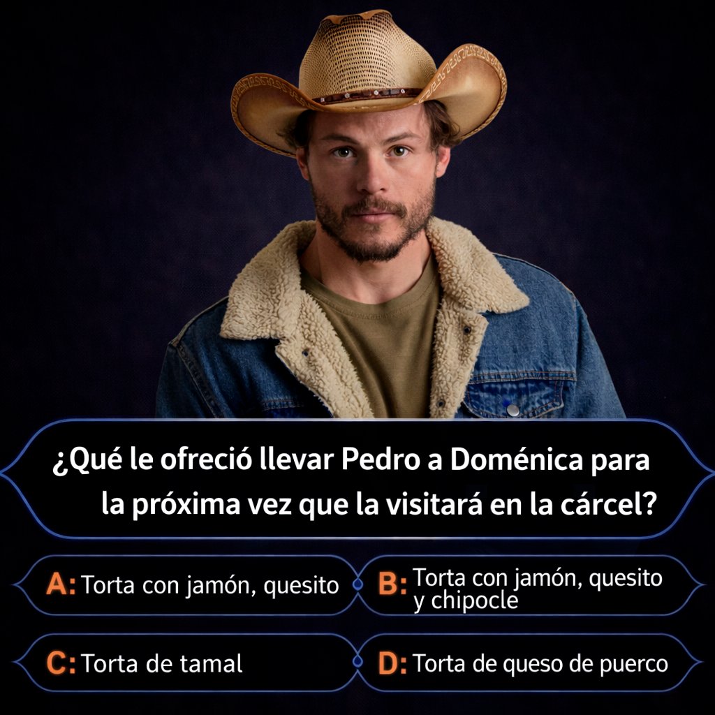 VIX's tweet image. ¡Hora de la trivia! 🤩 Si te crees "muy muy" demuéstralo en comentarios 🫵🏻
Encuentra tu novelas y series favoritas en ViX
#ViX #Creative #Trivia #Preguntas