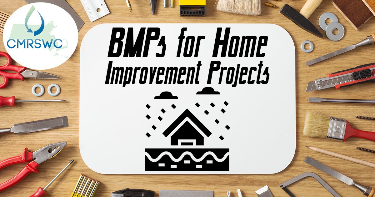MAStormH2O's tweet image. Planning a home project? 🛠️

Incorporate best management practices (BMPs) to reduce runoff and prevent pollution

#DIYTips #Stormwater