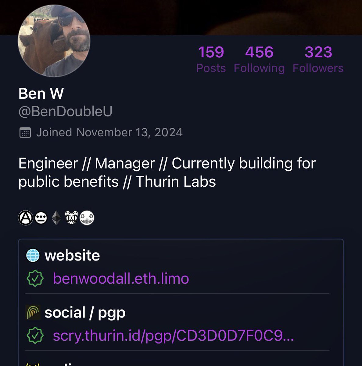 benwoodall's tweet image. took about 100 lines of code to keep scry/thurin decentralized AND allow it to verify on mastodon. 
worth it
#ethereum #mastodon