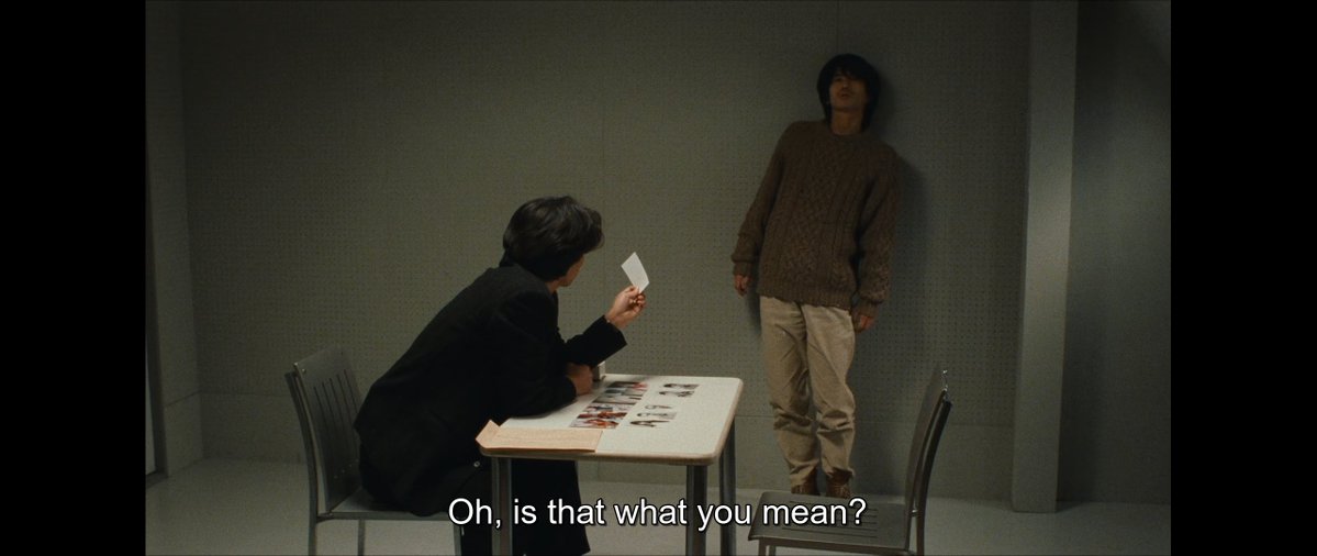 lerdog's tweet image. Todas as performances desse filme são ótimas... Exceto a dele. E parece total a direção, como se o Kurosawa tivesse instruído a ele pra ser o mais sonso possível. Mé #Cure