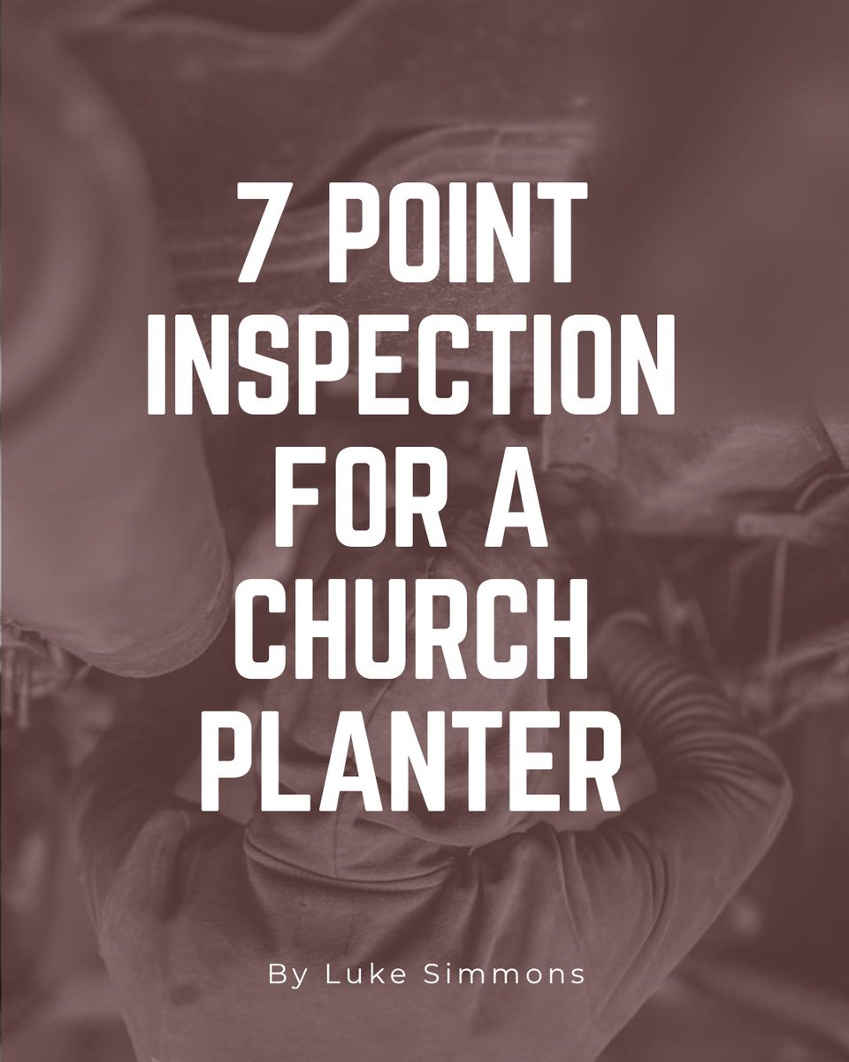 NewChurches's tweet photo. You don’t drift into a healthy church—you lead it there.

What you pay attention to reveals your priorities &amp; shapes the life of your church.

Check out these 7 areas of life &amp; ministry that church planters can’t afford to overlook from @lukedsimmons👇

https://t.co/3dmtHDeIeH https://t.co/sywS5fx1bw