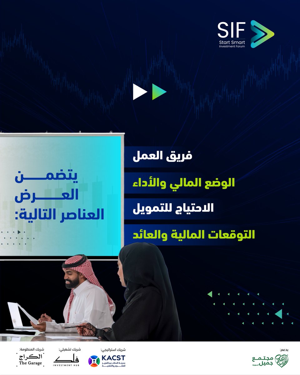 startsmartsaudi's tweet photo. إن عرض شركتك الناشئة أمام المستثمرين هو خطوة محورية لبناء الثقة مع المستثمرين وإثارة اهتمامهم، وقد يكون اللحظة الفاصلة في رحلتك نحو التمويل.
استعد جيداً، وسجّل الآن في #منتدى_الاستثمار 2026:
https://t.co/agfAKpODD2

Presenting your startup to investors is the art of building trust and sparking interest. It is the critical moment that determines the fate of obtaining funding.

To our entrepreneurs, prepare well and register now for the #SIF 2026:
https://t.co/agfAKpODD2