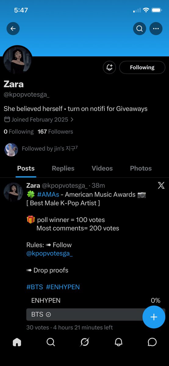 likeanimalsjin's tweet photo. @kpopvotesga_ For #BTS https://t.co/R3are9WKxX