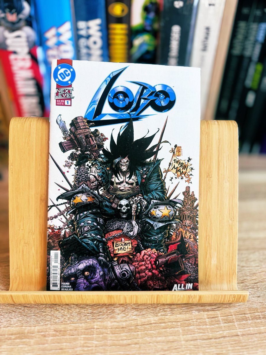 ComicsParty's tweet photo. #Lobo se fait souffler un contrat au dernier moment et décide d’aller réclamer son dû. Une plongée punk dans le showbiz et un chaos organisé ! 
Dessin cartoon foutraque et nerveux, couleurs explosives, scénario déjanté et malin. Un #1 qui envoie du lourd dès la première page ! https://t.co/i4ocAY6UNN