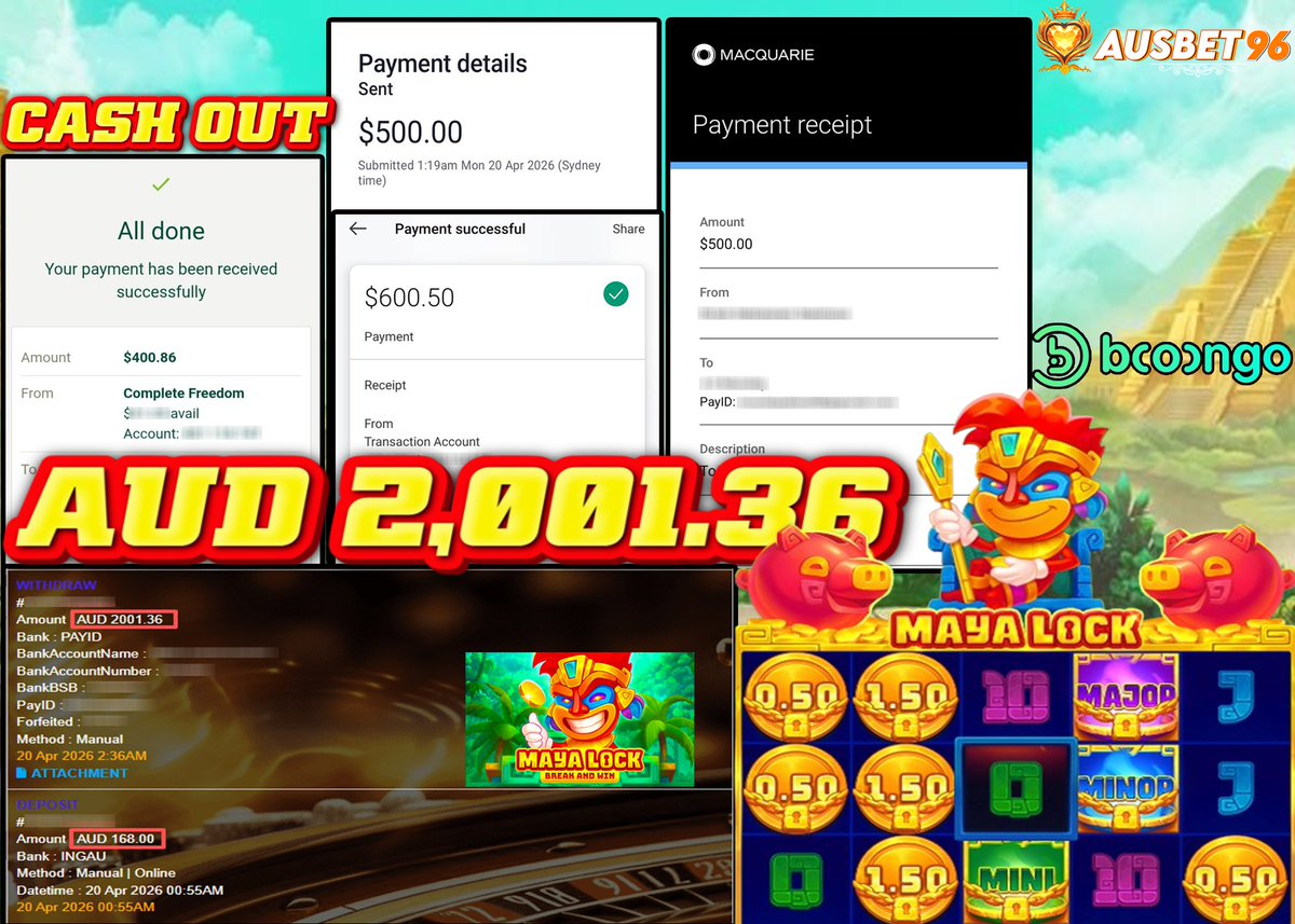 AUSBET96's tweet photo. 🔗  https://t.co/bnj6Wc789N
#AUSBET96 #FeaturedGames #OnlineFun #AussiePlayers
#Austaliaslot #bestcasino #freebonus #freecredit #trustcompany #easypayments #slot 
#chancetowin #freebonus
#onlinepokies #100percentwin #luckyspin #onlinecasinoinaustralia 
 #bitcoin https://t.co/71sDTMWTWI