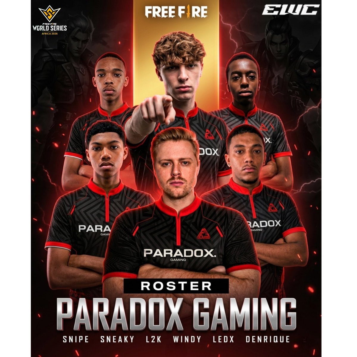Paradox1AF's tweet image. Our Journey to the Esports World Cup begins tonight 😤

#EnterTheParadox #FFWS #EWC