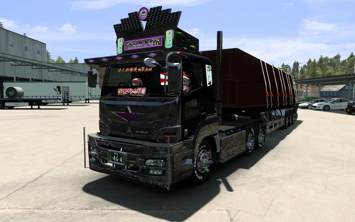 kiramekivoxy1's tweet photo. HAJIMEさん更なる更新お疲れ様でした😊
ヘッドとトレーラーは同色に限るね😎

#ETS2jp #ほっけアイランド #中村屋
#ちびすけ #HAJIME陸送 #YUTAKASHOP
#kuramochia #aksan217 #PONCROWN
#shna #DYAKNESS https://t.co/A9hgTByfAI
