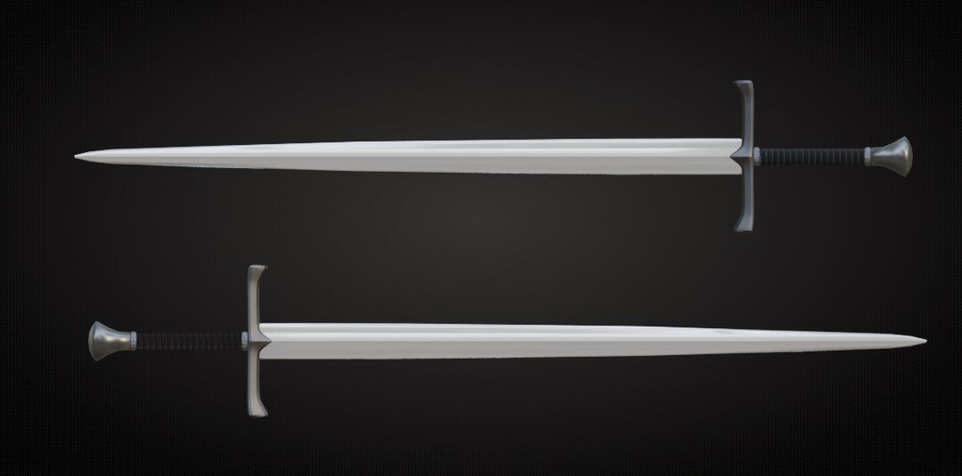Knight_642's tweet image. had a busy morning. but doesn't mean I'm gonna stop posting &amp;gt;:3
here's a simple sword hope you guys like it
#3d #art #blender #blender3d #moot #artmoot #myart