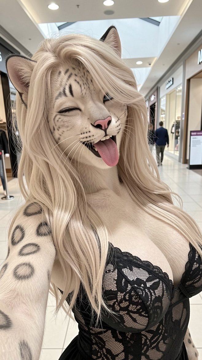 PureRoxiR's tweet image. I’m Roxi. Your favorite snow leopard and the reason you’ll start checking your feed more often. I might purr, I might bite, but you’ll definitely want to stay. Make yourself comfortable~ ✨🐆

#furry #anthro