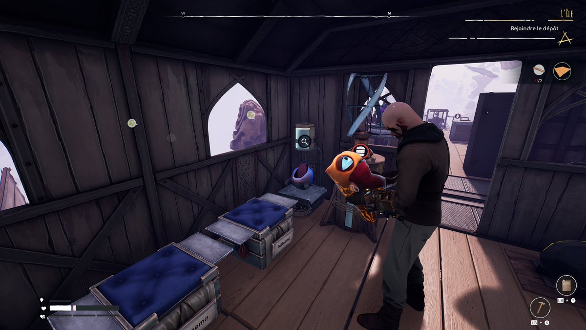 _Pixel20_'s tweet image. Dans Voidtrain on peut avoir des animaux de compagnie et s'en occuper comme des Tamagotchi. Leur construire un lit, leur donner à manger... 

Ils jouent de la musique et font que parler, ils nous cassent la tête mais c'est trop mignon 🥲❤️
_
#Voidtrain #XboxGamePass