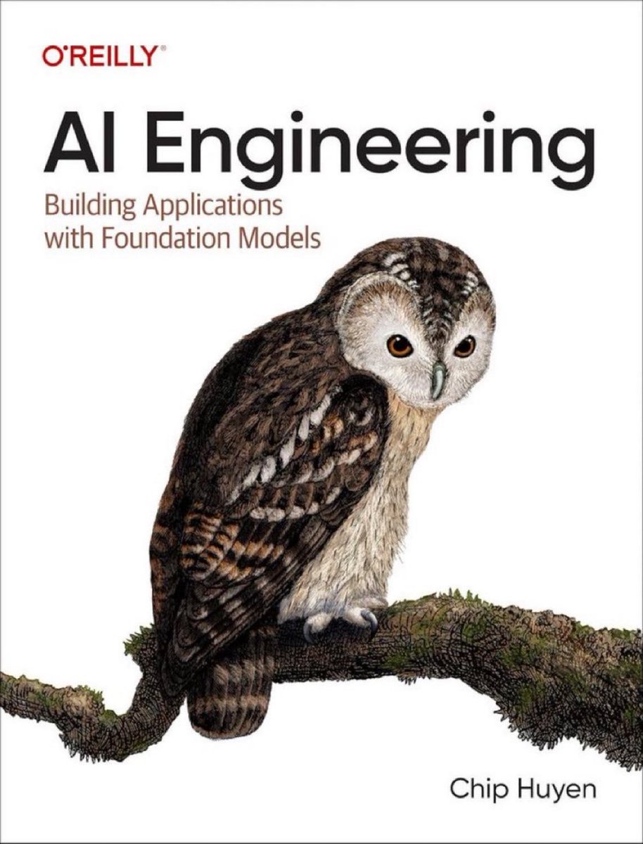KirkDBorne's tweet image. AI Engineering — Building Applications with Foundation Models: amzn.to/4aiSv1O by @chipro
—
#ML #MachineLearning #DataScience #DataScientist
—
𝓣𝓸𝓹𝓲𝓬𝓼:
🟤Understand what AI engineering is and how it differs from traditional machine learning engineering

🟤Learn the