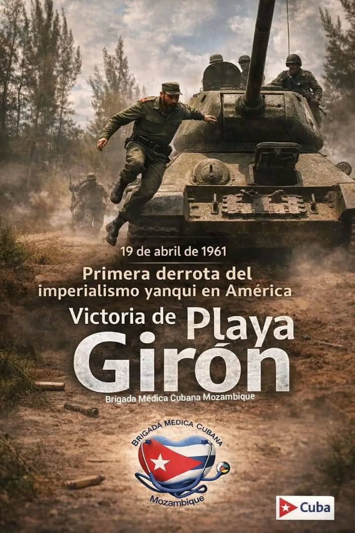 En #Girón las balas del imperio chocaron contra la dignidad cubana.

#GirónEsHoy 
#GirónVictorioso 
<a href="/EmyBatistaCuba/">Emily Batista 💖</a> 
<a href="/DanoSanchez602/">Danito Lugo</a> 
@ameliadiaz22953
<a href="/MolinaRans46627/">Ranses Molina</a> 
<a href="/Ernesto67972859/">Ernesto Cruz</a> 
<a href="/Damiana_Estevz/">Damiana Estévez 🌼</a> 
<a href="/peza99140/">Ernesto Alejandro Buesa Peza</a> 
<a href="/RodrigoMij79182/">Rodrigo Mijares</a>  
<a href="/LuisAlb97860501/">Luis Alberto Medina</a>