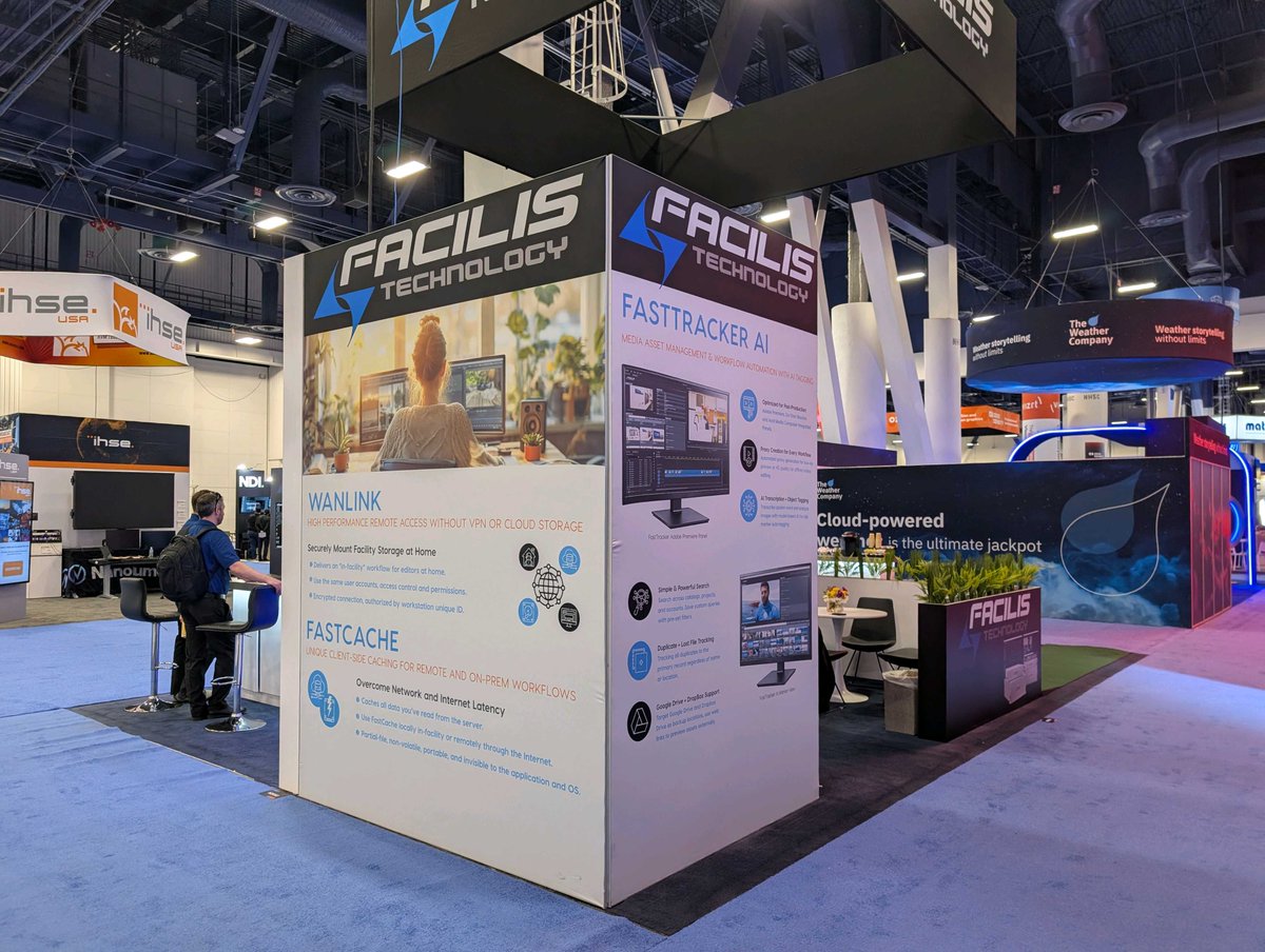 Facilis's tweet photo. Join us at Day 1 of @NABShow in booth #N2052. See the latest in Facilis HUB Shared Storage. #PostProduction #sharedstorage #HUBSharedStorage #FacilisHUB #FacilisTechnology https://t.co/MMM43j32Ek