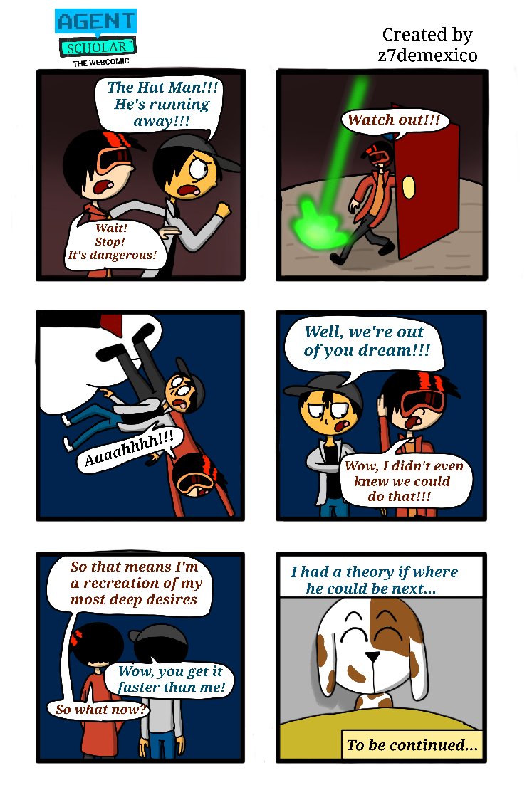 z7demexico's tweet image. Agent Scholar #232-Hat Man #originalcharacter #webcomic #agenteerudito