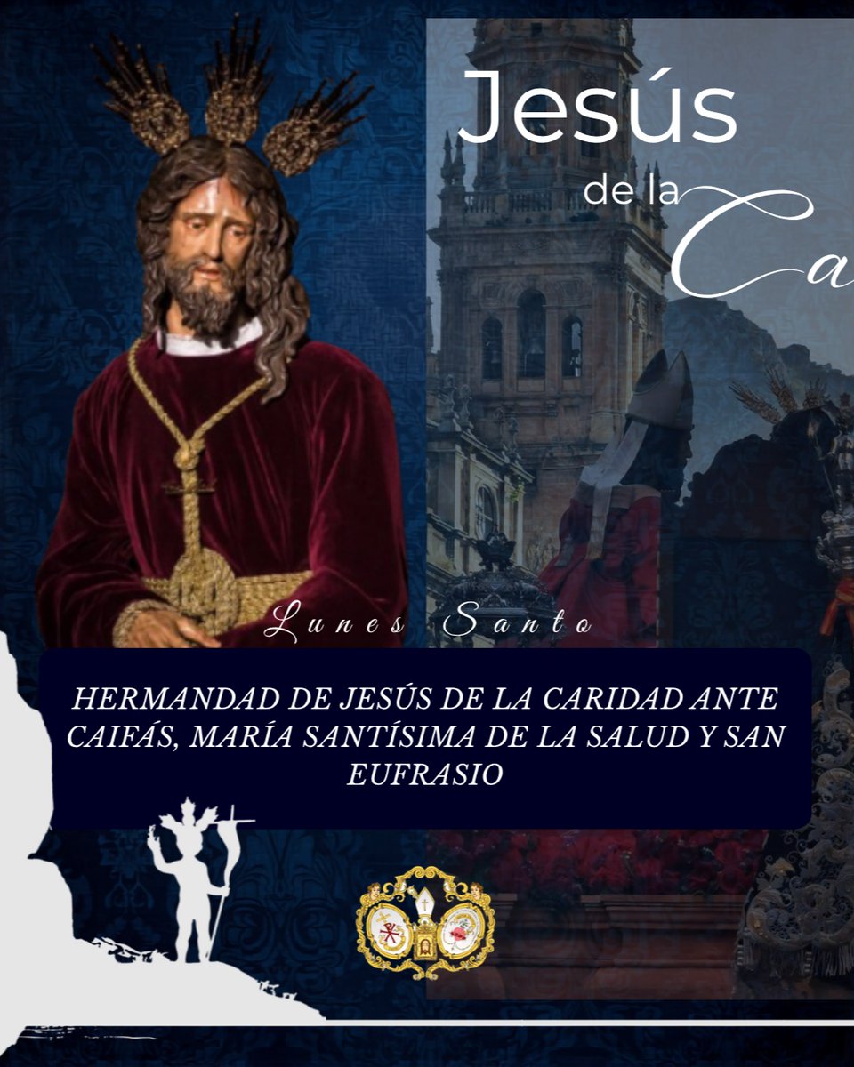 MonteCalvario_'s tweet photo. 𝐂𝐎𝐌𝐔𝐍𝐈𝐂𝐀𝐃𝐎 𝐎𝐅𝐈𝐂𝐈𝐀𝐋 

𝑳𝒖𝒏𝒆𝒔 𝑺𝒂𝒏𝒕𝒐  

✝️ Hermandad de Caridad y Salud. Jaén.

#ᴍᴄ𝟸𝟼 | #sᴜᴇɴᴀᴍᴄ https://t.co/8OKY7IWxIW