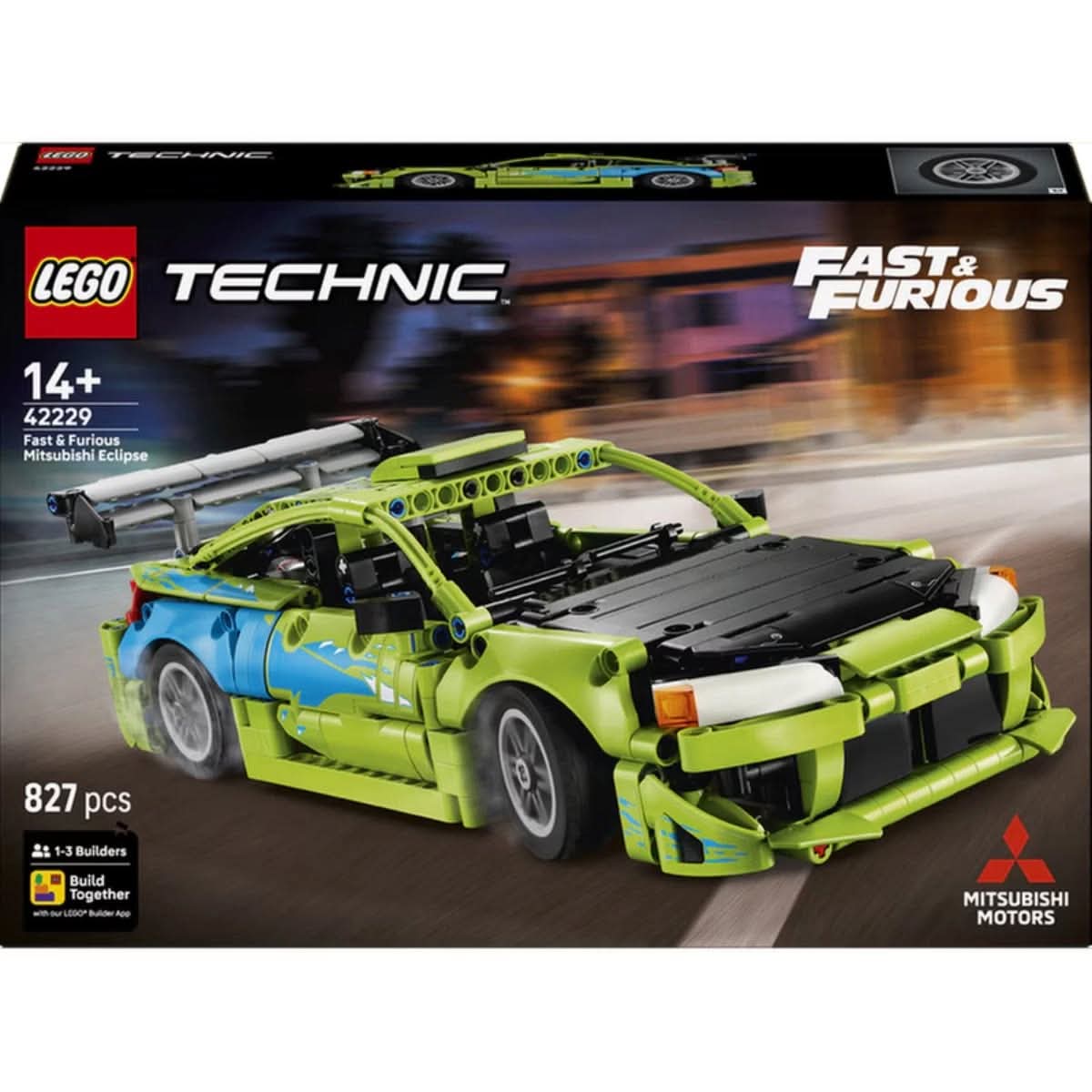 Lego New Technic Set Fast & Furious Mitsubishi Eclipse #42229 | 14