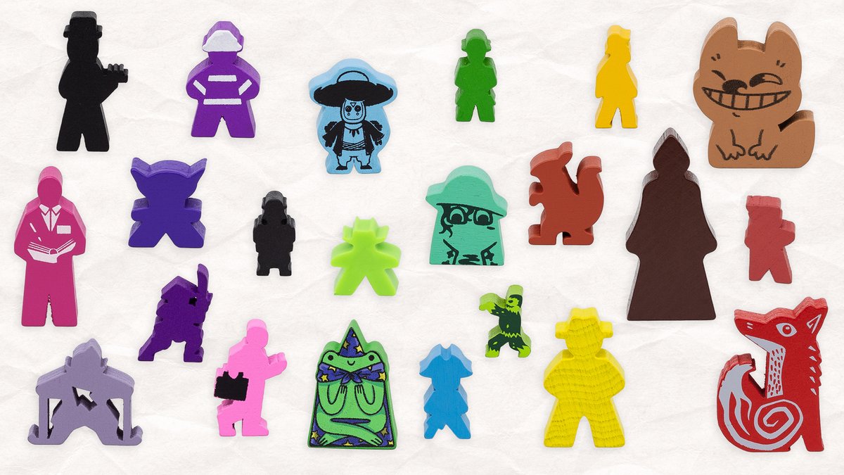¿Cuántos de estos meeples tienes fichados? 👀